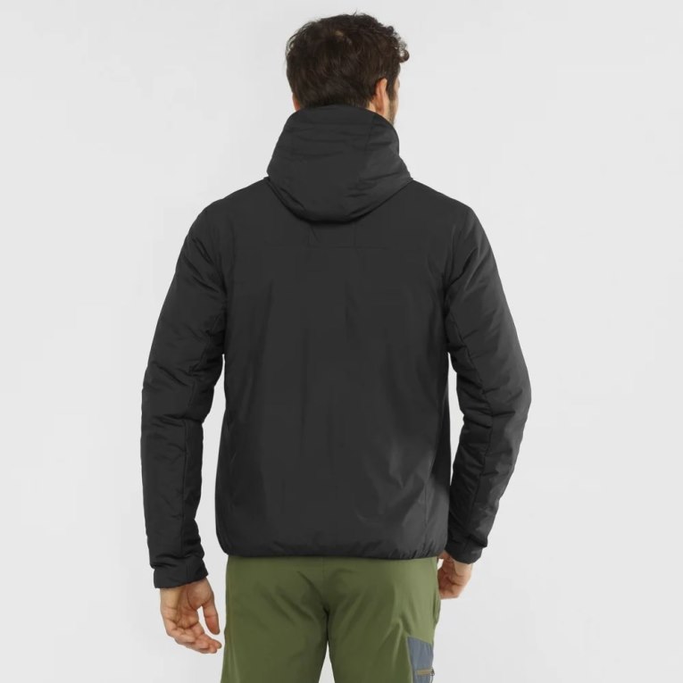 Black Salomon Outrack Men's Insulated Jackets | IE ND3047